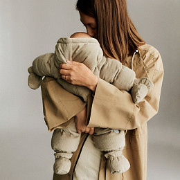 Пинетки дутые Wheat "Baby Fuffa Grey Stone", лунный камень